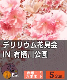 デリリウム花見会IN有栖川公園
